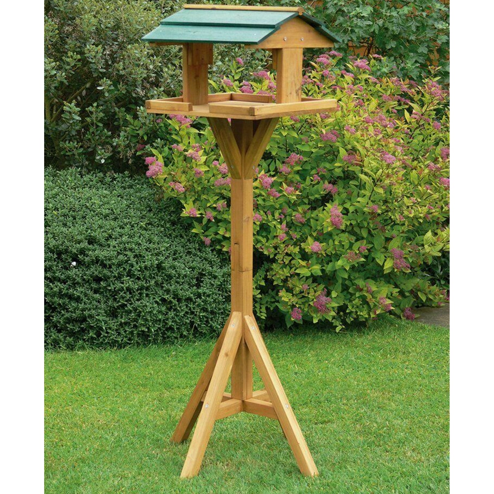 Green Jem Wooden Bird Table Bird Care Yorkshire Trading Company