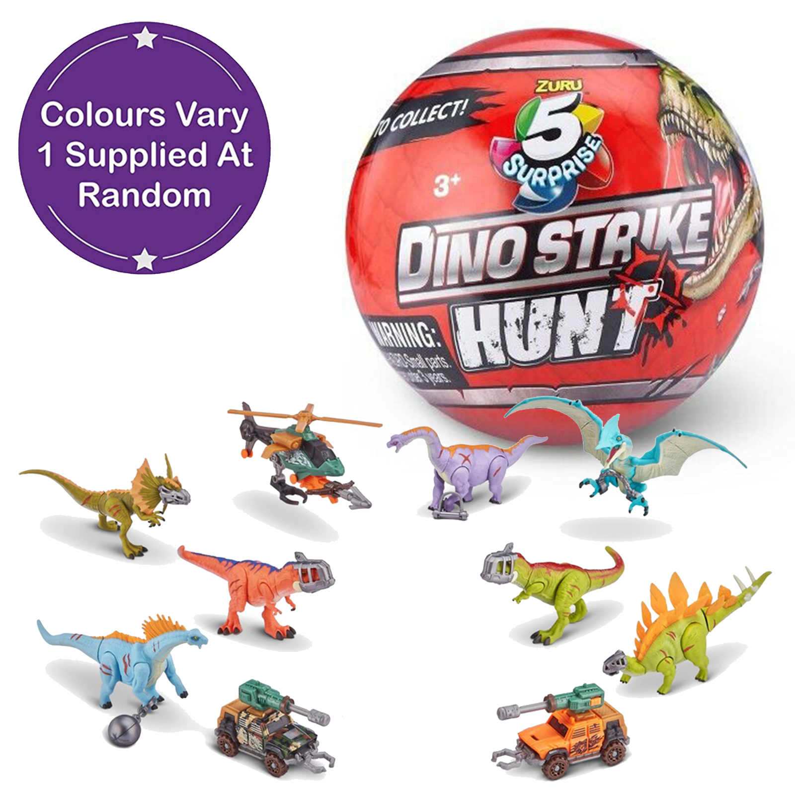 Acheter 5 Surprises Dino Strike Hunt Bandai ZU7794 - Juguetilandia