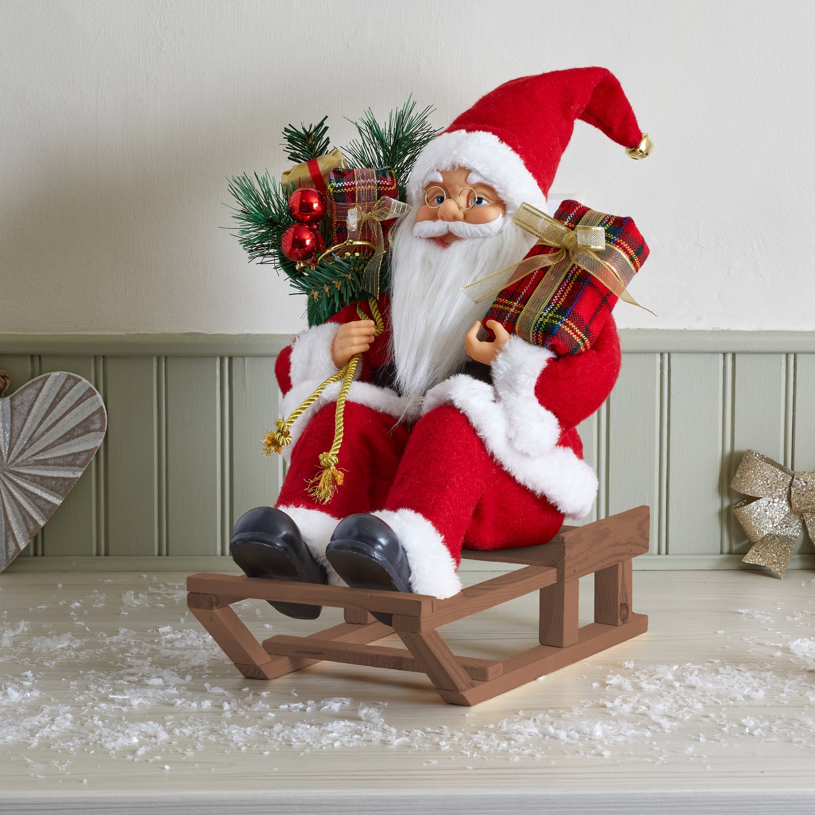 Santa in a Sleigh Decoration: A Festive Must-Have for Holiday Cheer