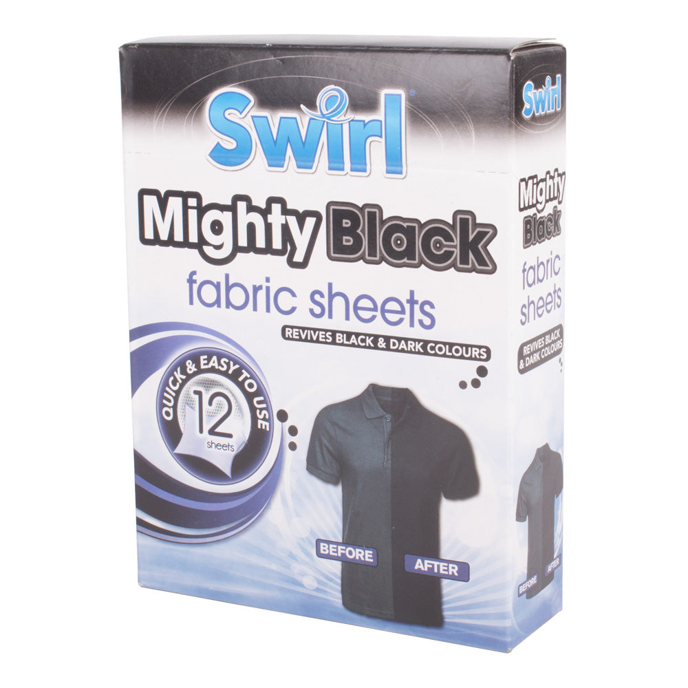 Mighty Black fabric Sheets x 12 : : Drogerie & Körperpflege