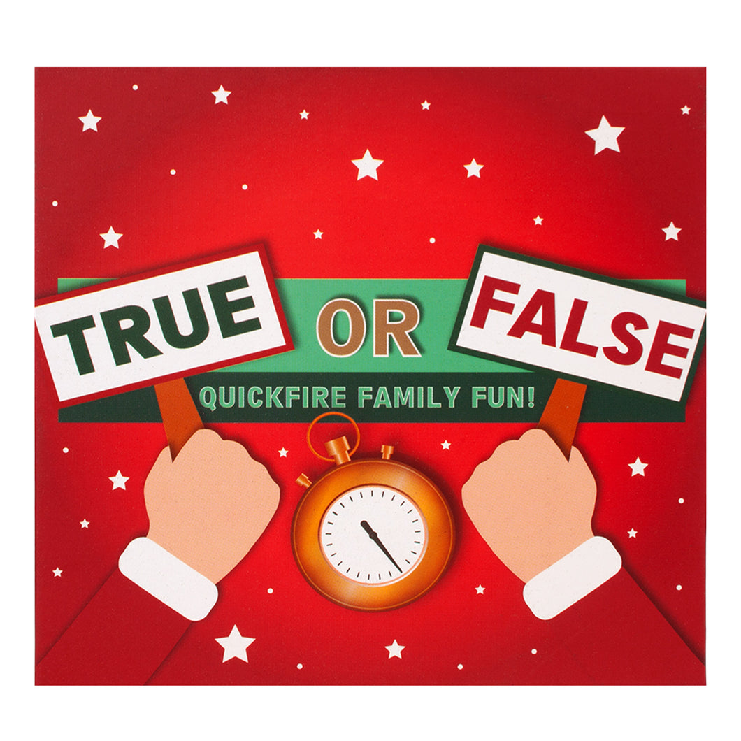 Christmas True Or False Card Game