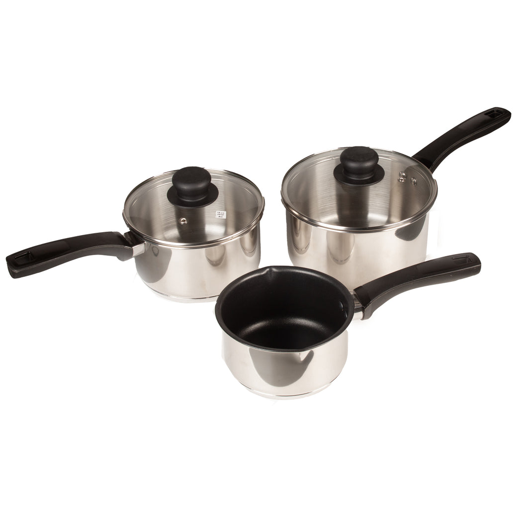 Kaufmann Sienna 3 Piece Saucepan Set