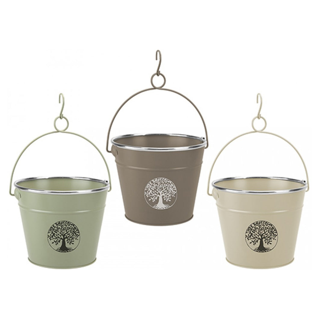 Tree Of Life Peg Bucket With Hook Assorted