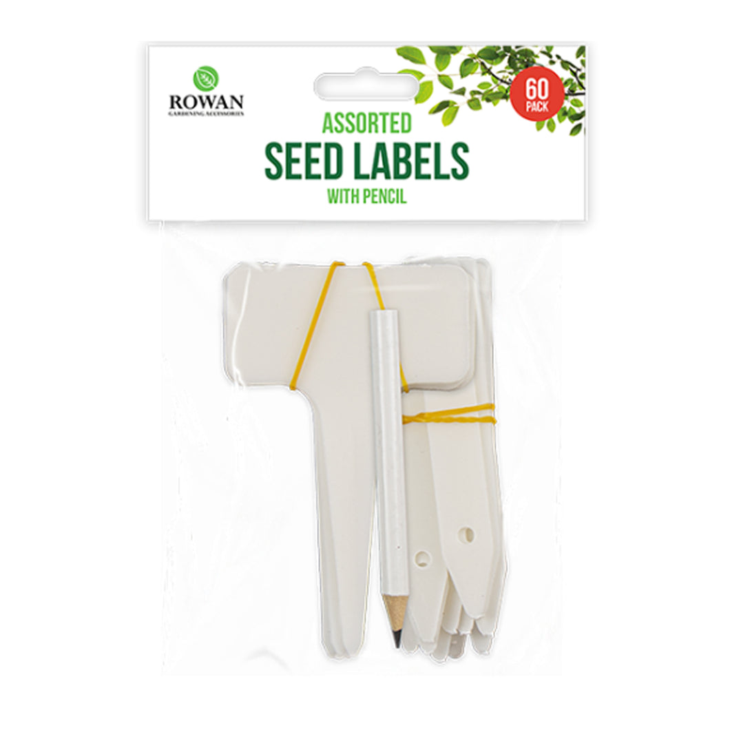 Rowan Seed Labels With Pencil 60 Pack