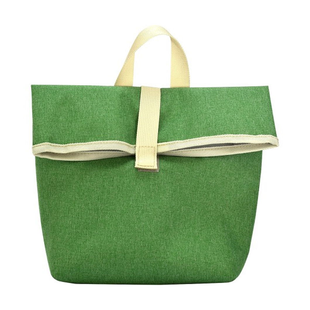 Blue Sky Roll Top Green Lunch Bag