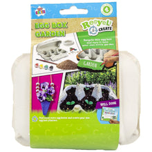 Load image into Gallery viewer, Kids Create Grow Your Own Garden Set With Recycled Egg Box
