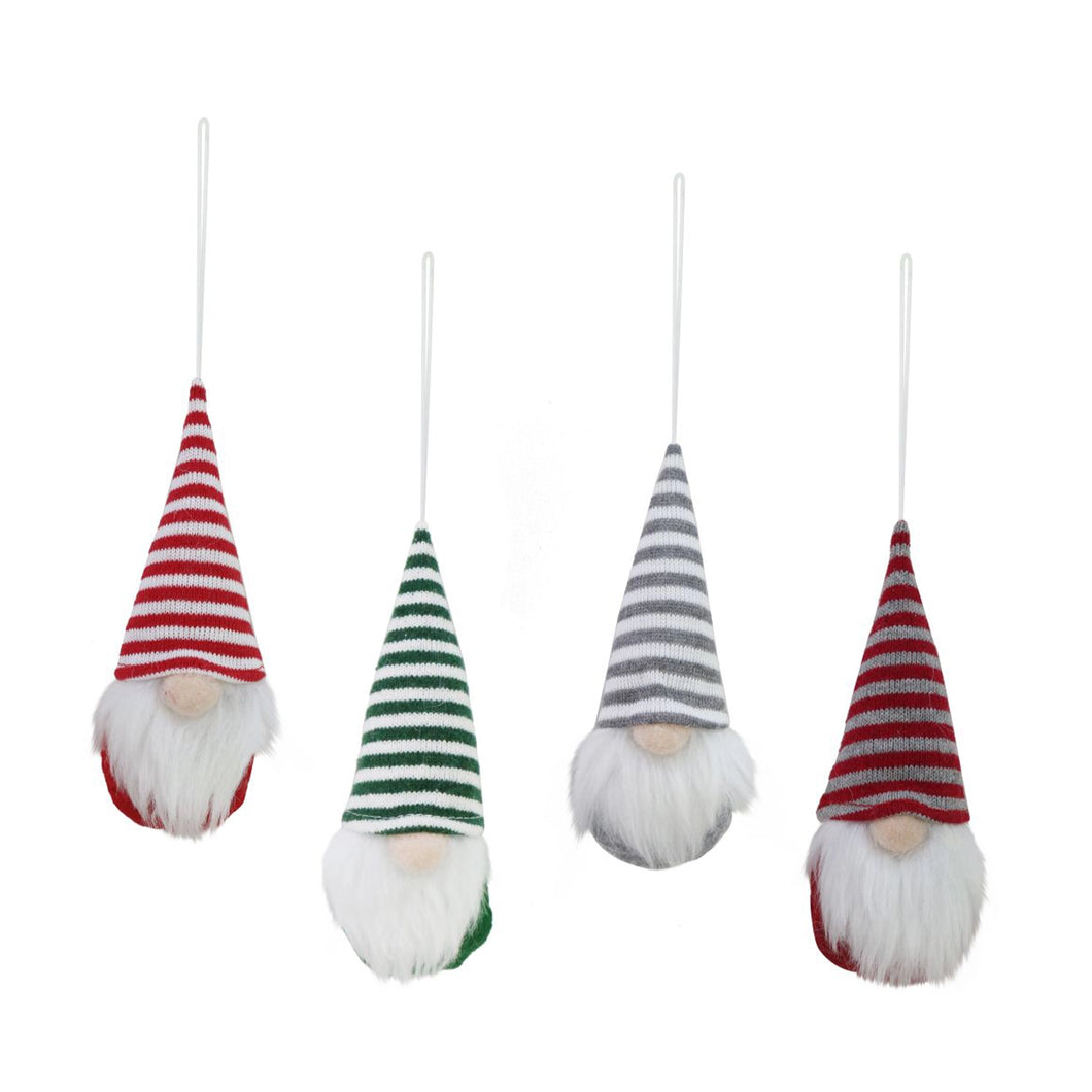 Festive Magic Hanging Knitted Hat Gnome 16cm Assorted