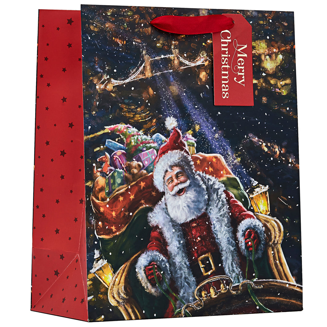 Design By Violet Santa Sleigh Gift Bag