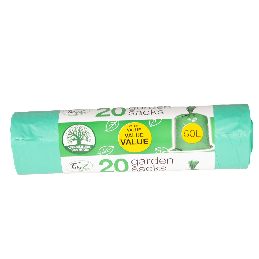 Pack Of Extra Strong Garden Sacks 50L 20 Pack