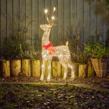 Load image into Gallery viewer, Three Kings Gold Glittertwist Christmas Reindeer 90cm
