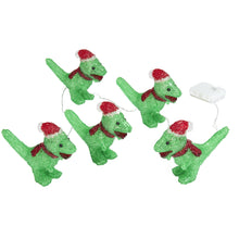 Load image into Gallery viewer, Three Kings Set of 5 Dinosaur Christmas Lights
