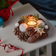 Load image into Gallery viewer, Three Kings Frostpine Solo Candle Holder
