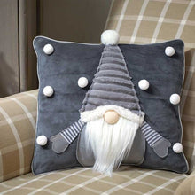 Load image into Gallery viewer, Three Kings Grey Gonk Christmas Cushion 33cm
