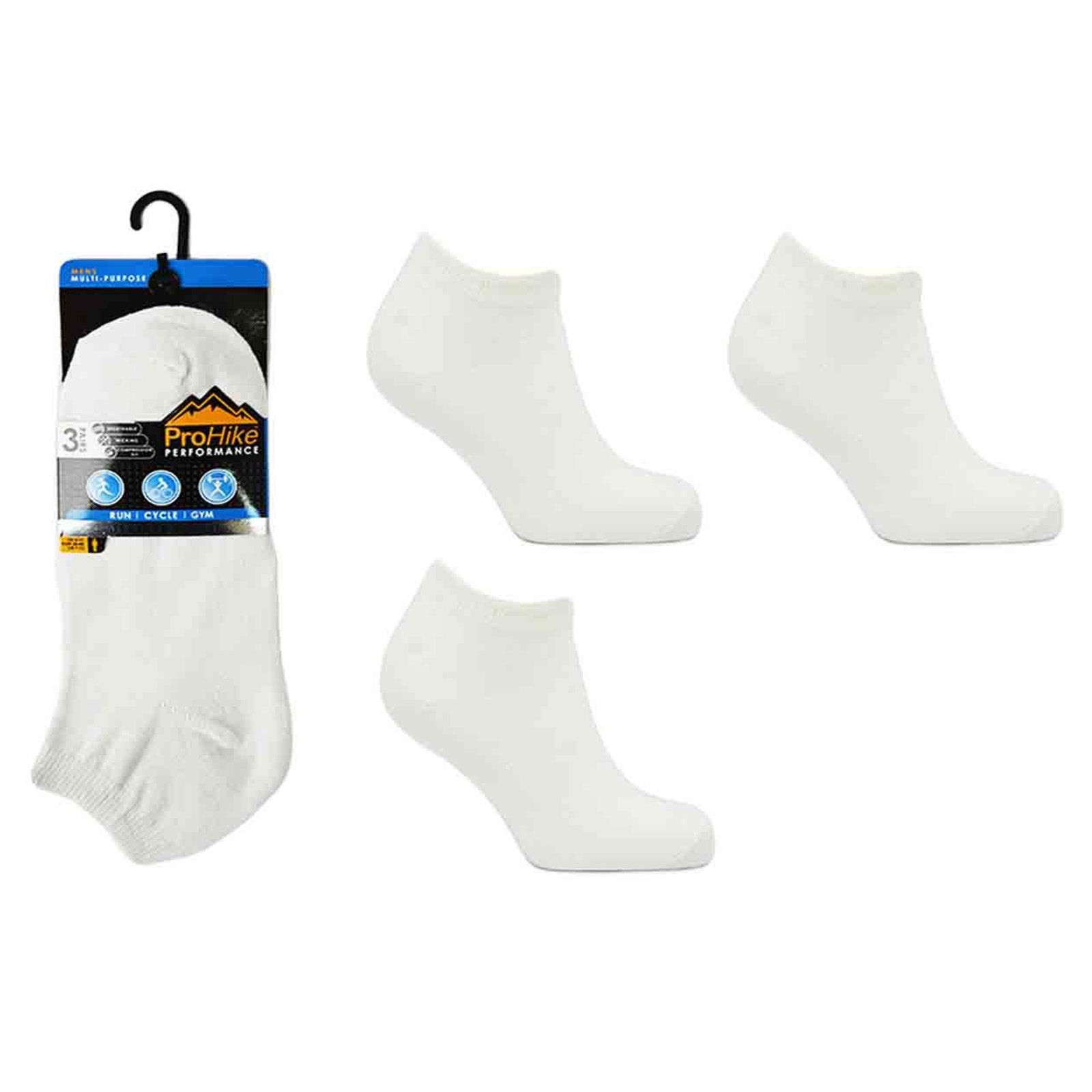 Men's White Trainer Socks 3 Pack – Yorkshire Trading Company