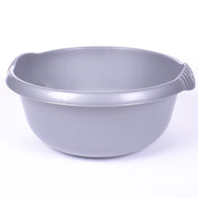 Load image into Gallery viewer, Round Silver Washing Up Bowl 32cm
