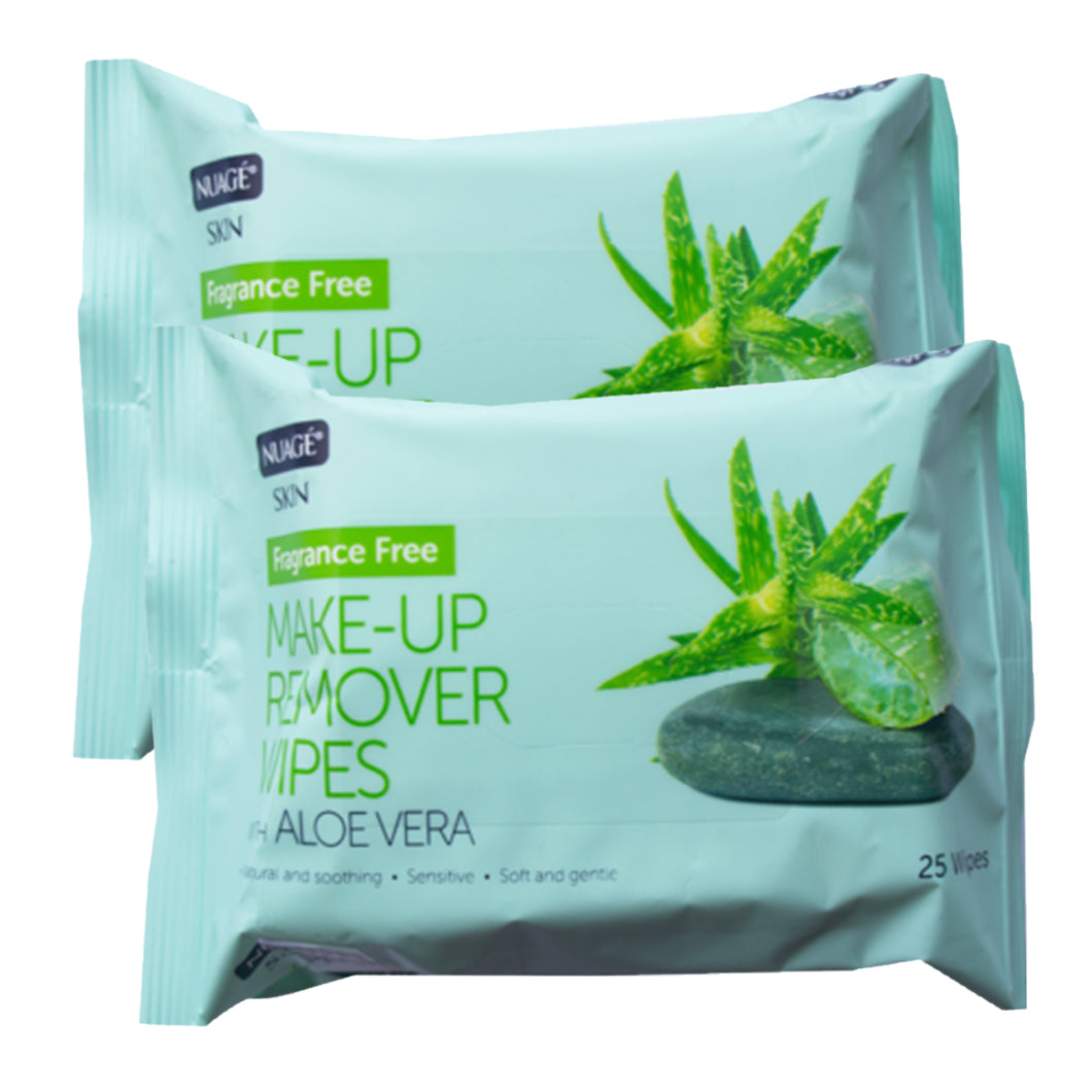 Nuage Make-Up Remover Wipes Twin Pack