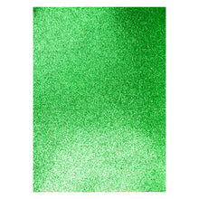 Load image into Gallery viewer, A4 Glitter Foam Sheet - Green (Front Glitter)
