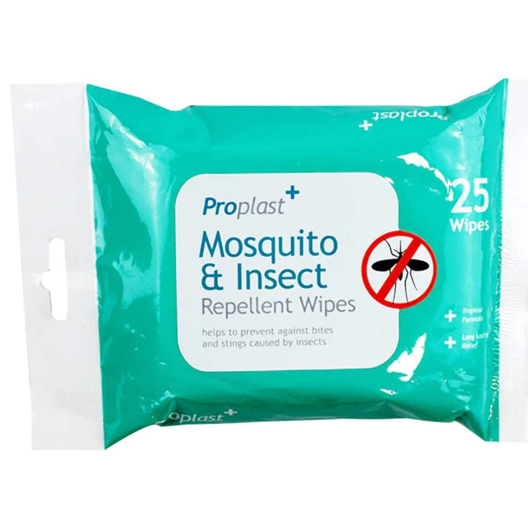 Proplast Mosquito And Insect Repellent Wipes 25 Pack