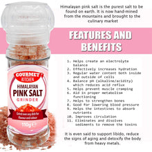 Load image into Gallery viewer, Gourmet Kitchen Himalayan Pink Salt Grinder
