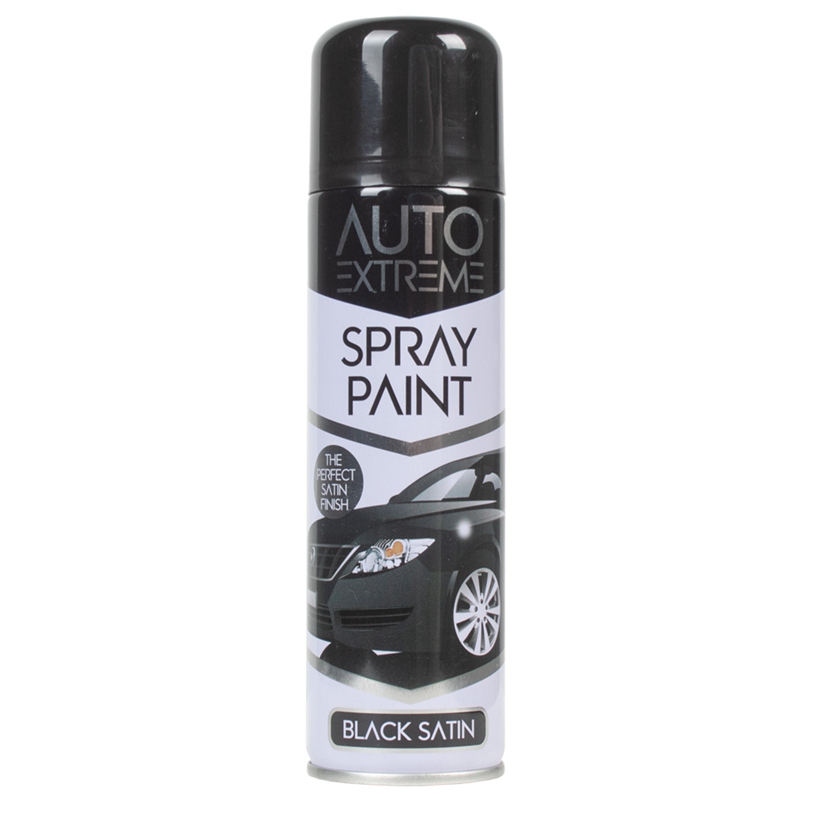 Auto Extreme Black Satin Car Spray Paint 250ml – Yorkshire Trading Company