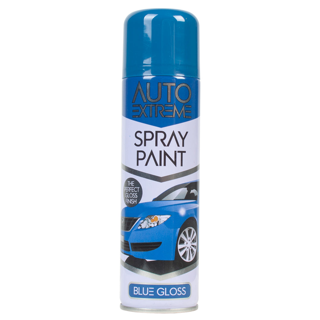 Auto Extreme Blue Gloss Car Spray Paint 250ml