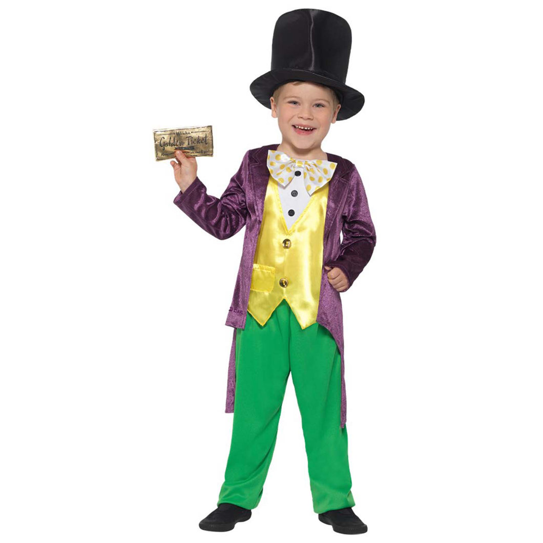 Smiffy's Official Willy Wonka Children's Costume – Yorkshire Trading ...