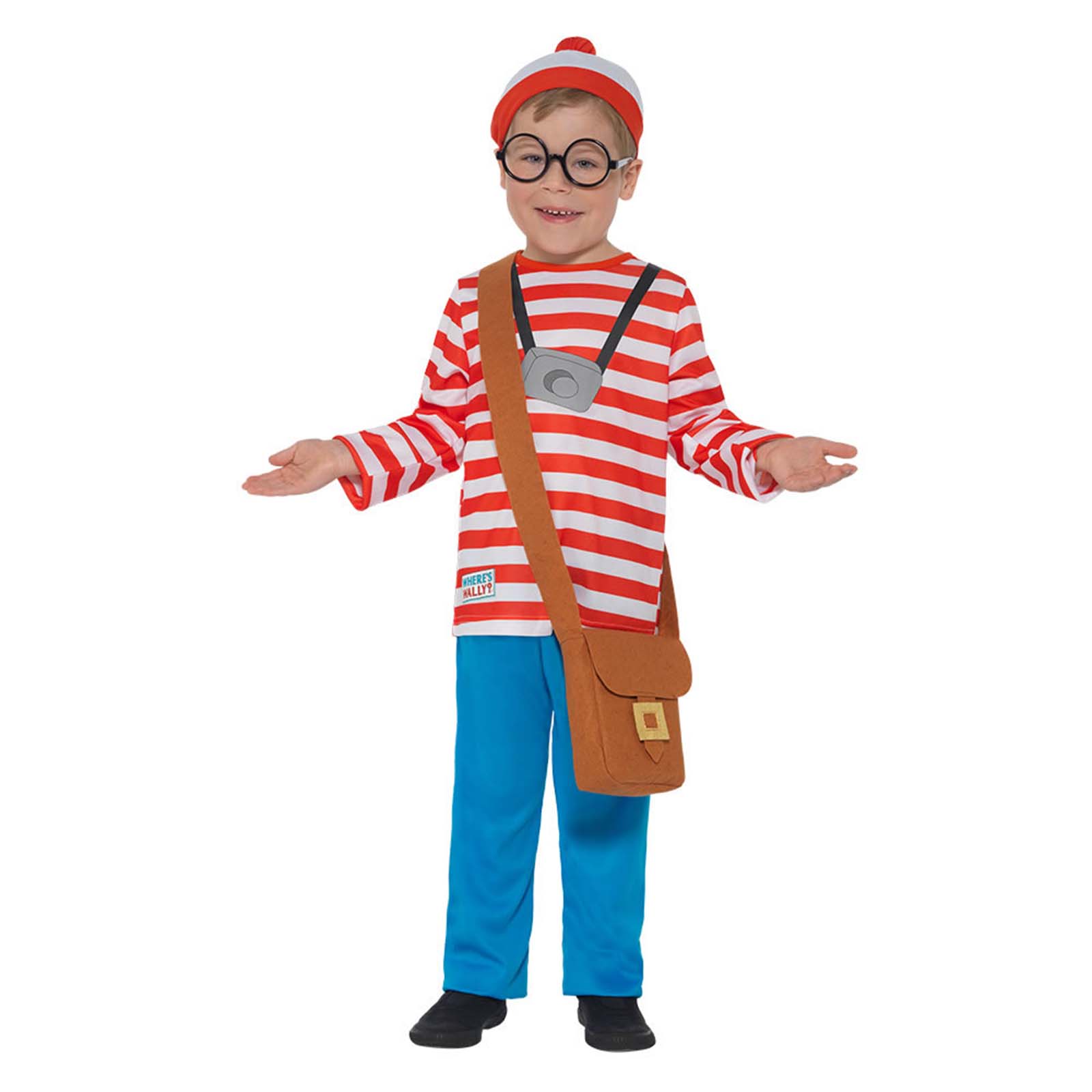 Smiffy's Official Where's Wally? Children's Costume – Yorkshire Trading ...