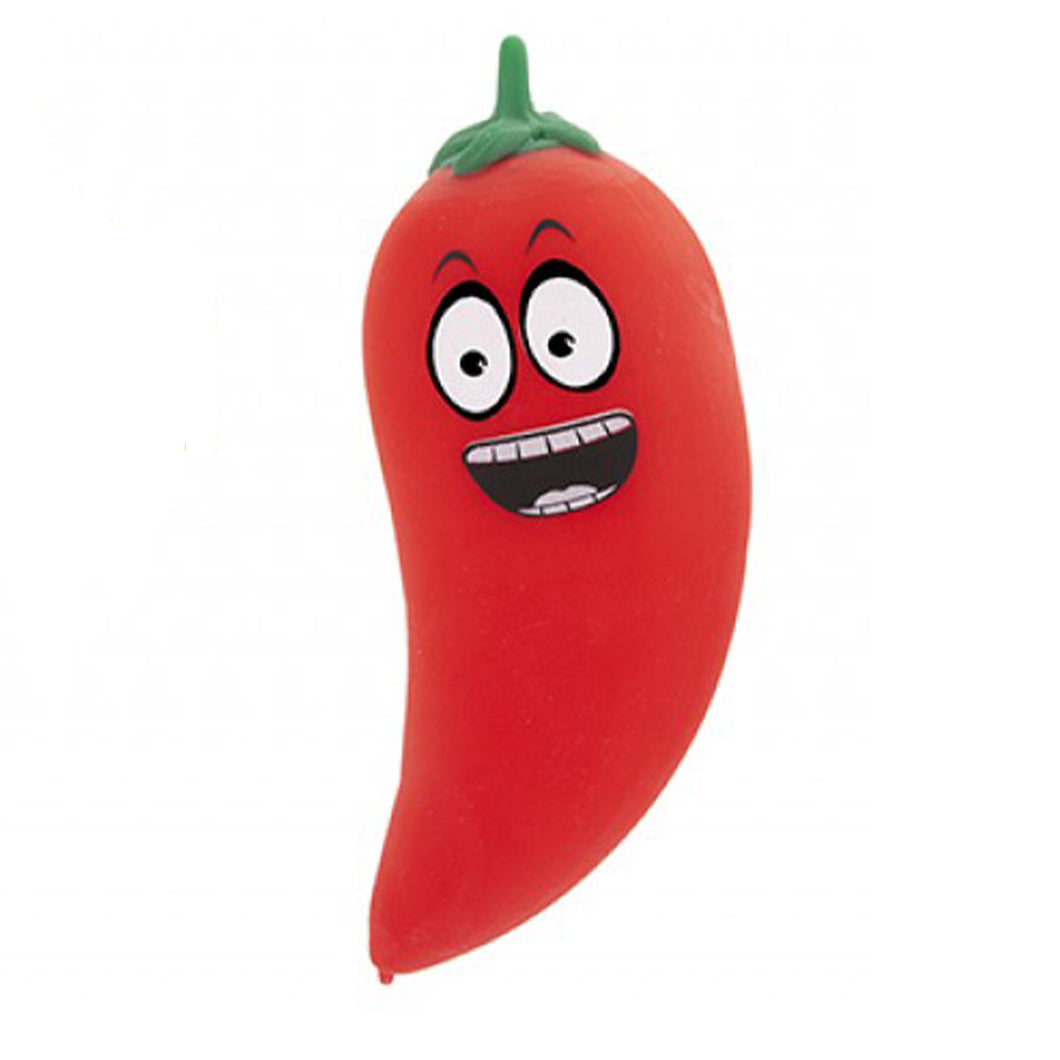 Crazy Chilli Stress Toy With Eyes 14cm