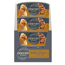 Load image into Gallery viewer, Encore Dog Tin Beef Steak With Potato 156g
