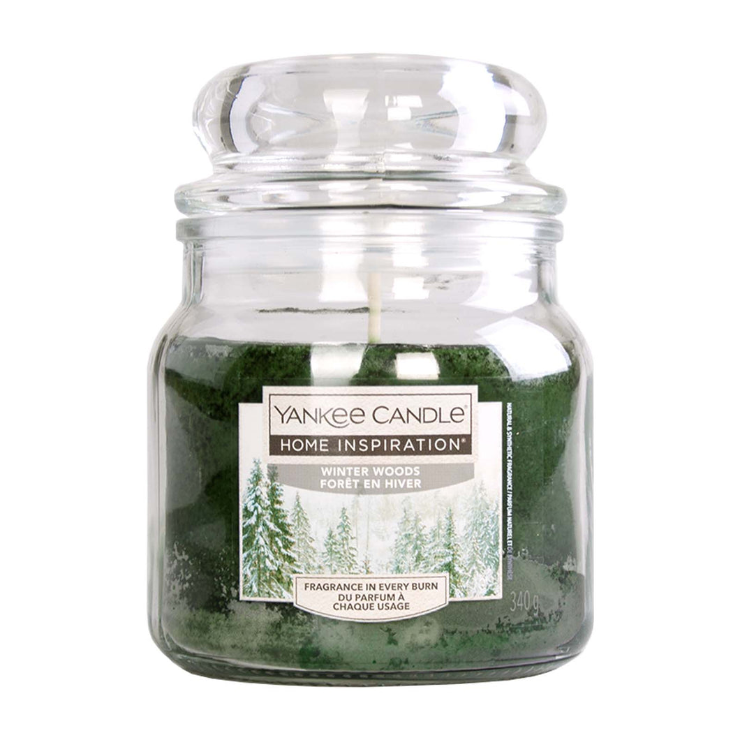Yankee Candle's Winter Woods candle