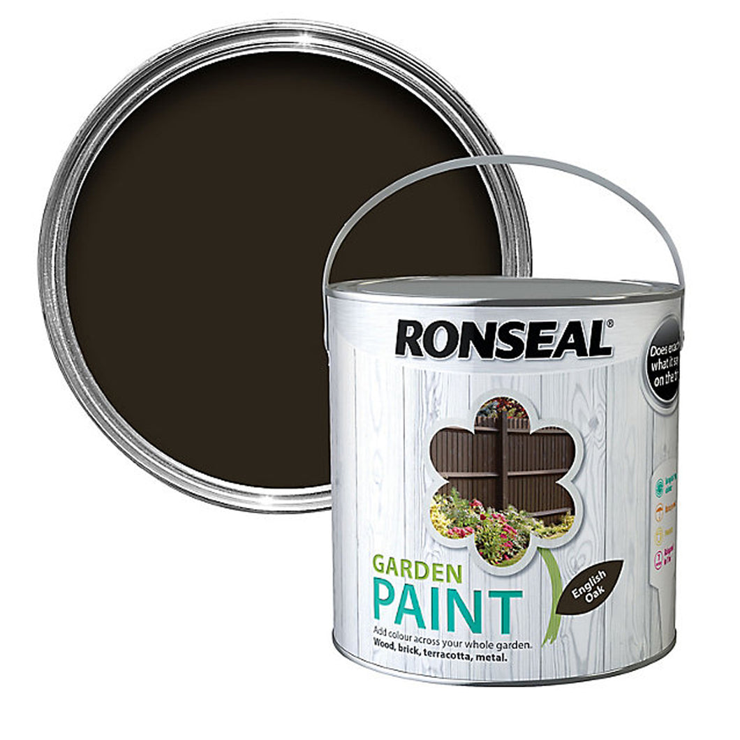 Ronseal English Oak Garden Paint 2.5L