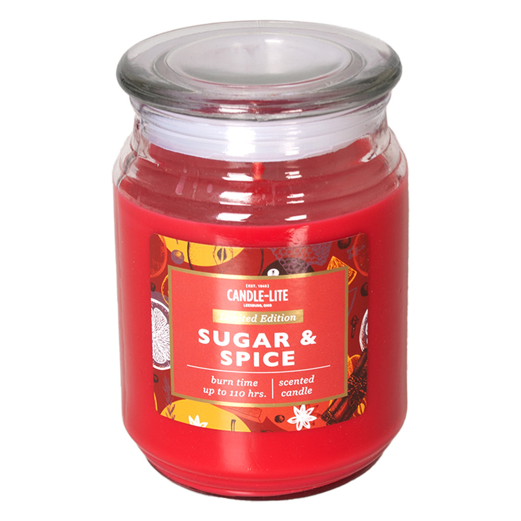 Candle-lite Sugar And Spice Candle Jar