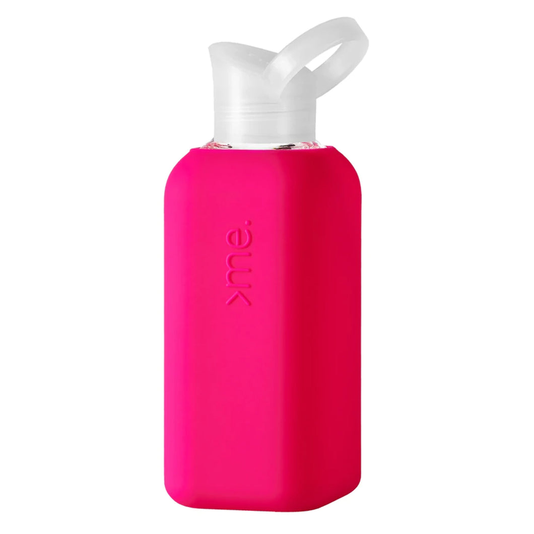 Squireme Pink Glass Bottle 500ml