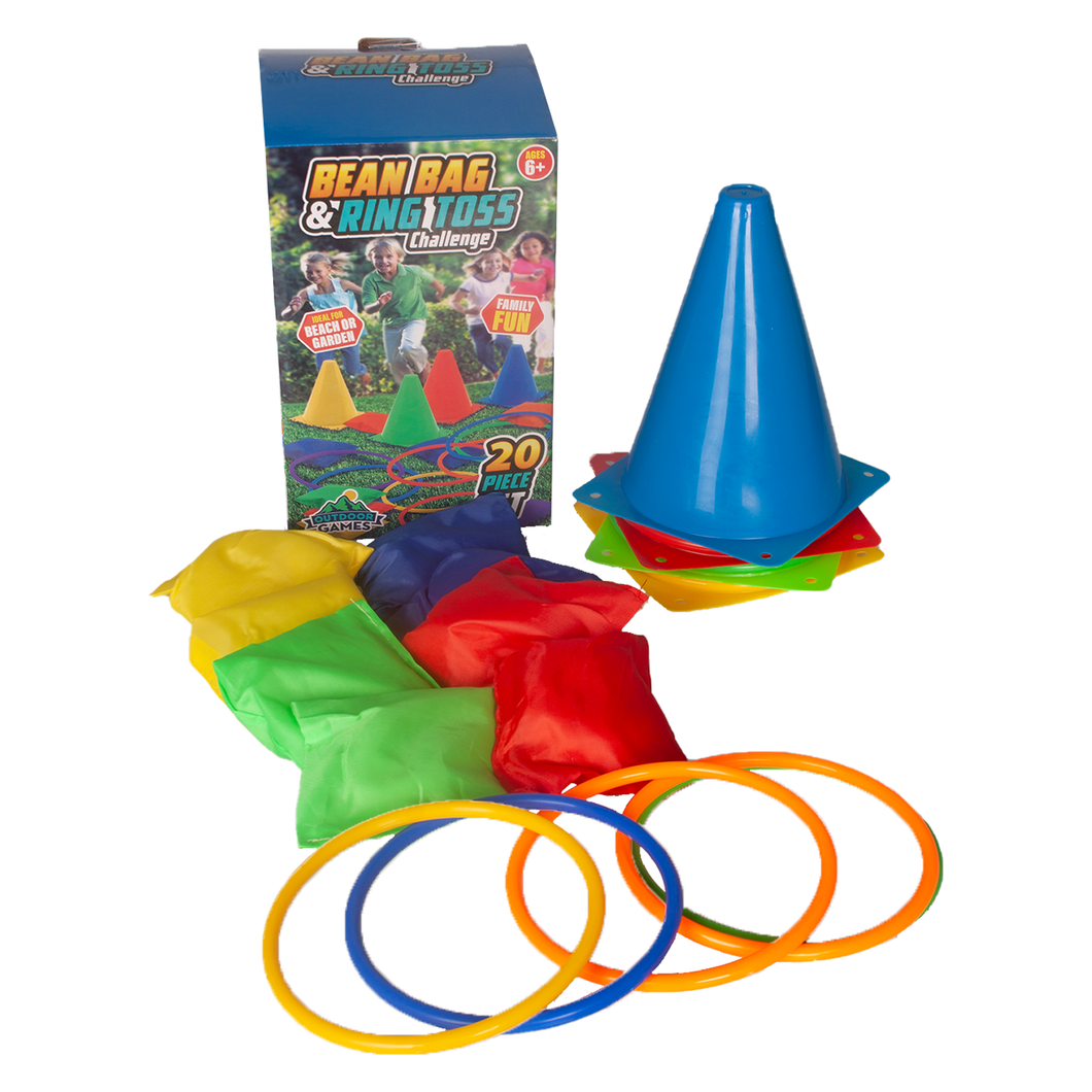 Outdoor Games Bean Bag & Ring Toss Game Challenge