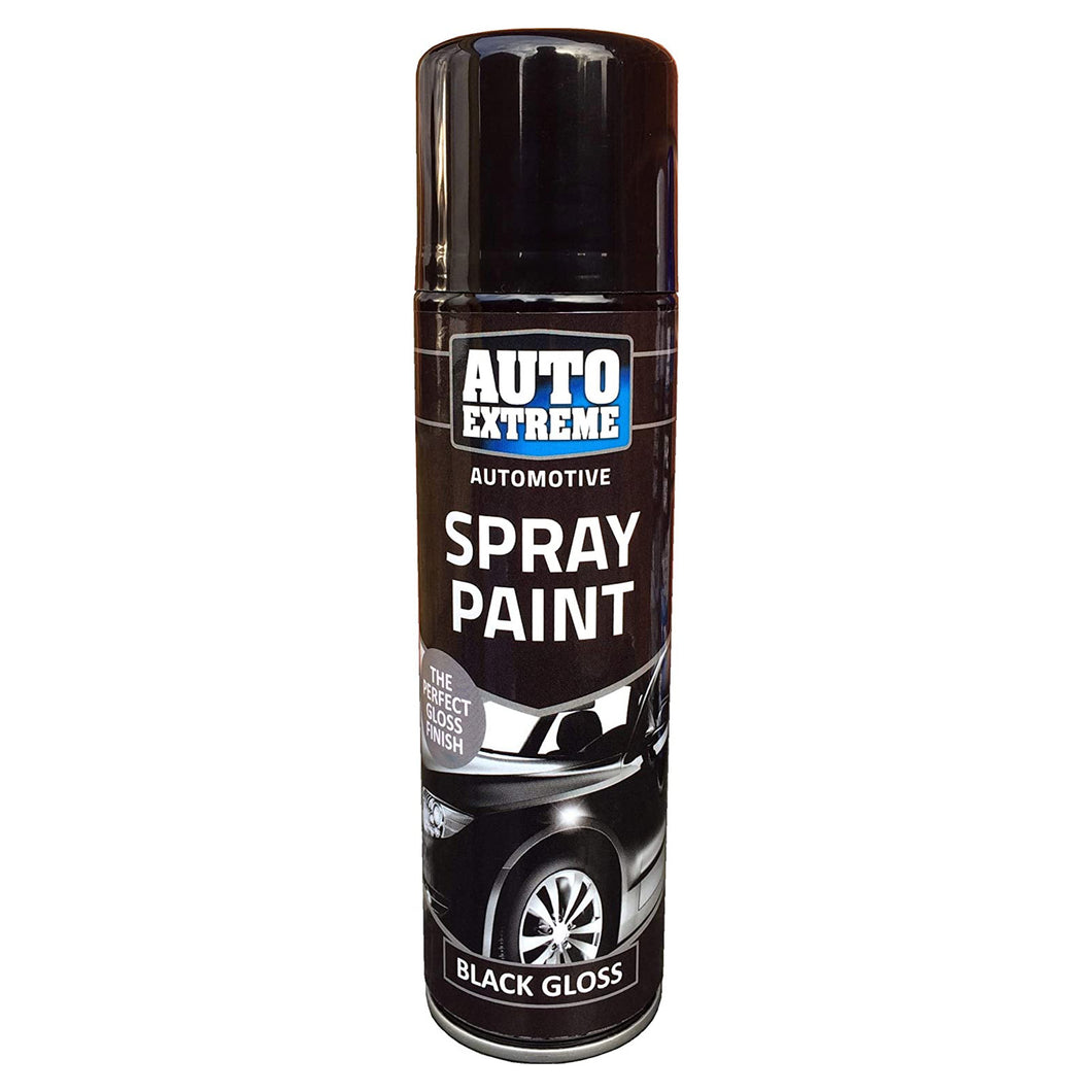 Auto Extreme Car Spray Paint Black Gloss 250ml – Yorkshire Trading Company