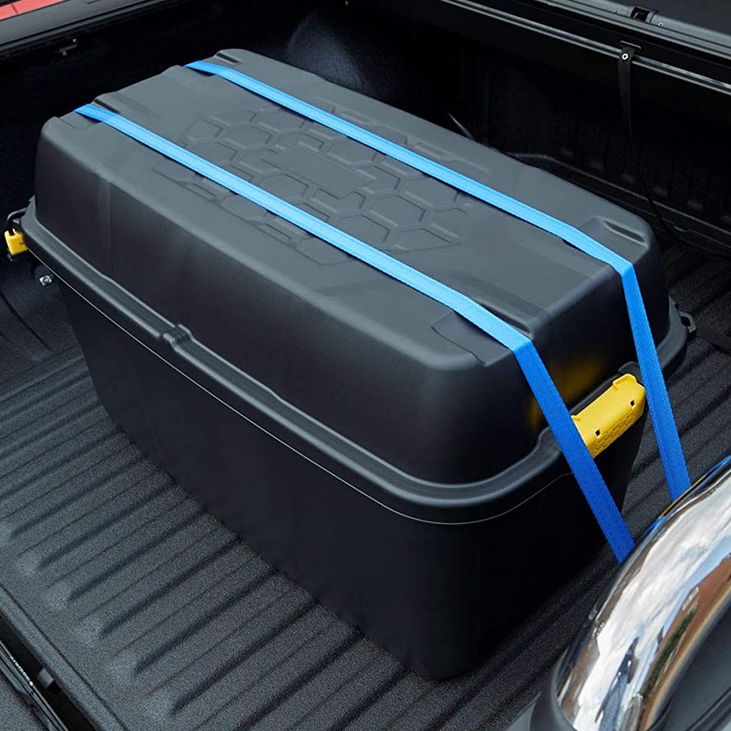 Strata Heavy Duty Storage Box Trunk On Wheels 175L