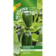 Load image into Gallery viewer, Suttons Courgette Seeds - F1 Green Griller
