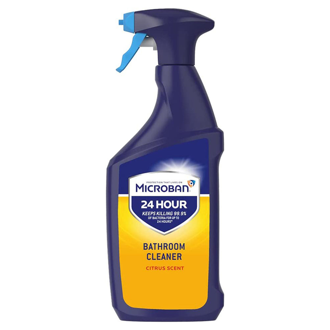 Microban 24 Hour Bathroom Cleaner 750ml - Citrus Scent