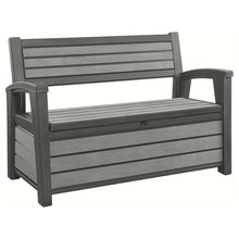 Load image into Gallery viewer, Keter Graphite Hudson Bench 227L
