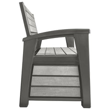 Load image into Gallery viewer, Keter Graphite Hudson Bench 227L
