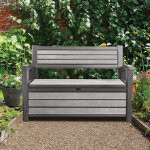 Load image into Gallery viewer, Keter Graphite Hudson Bench 227L
