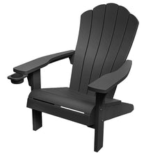 Load image into Gallery viewer, Keter Everest Graphite Adirondack Garden Chair
