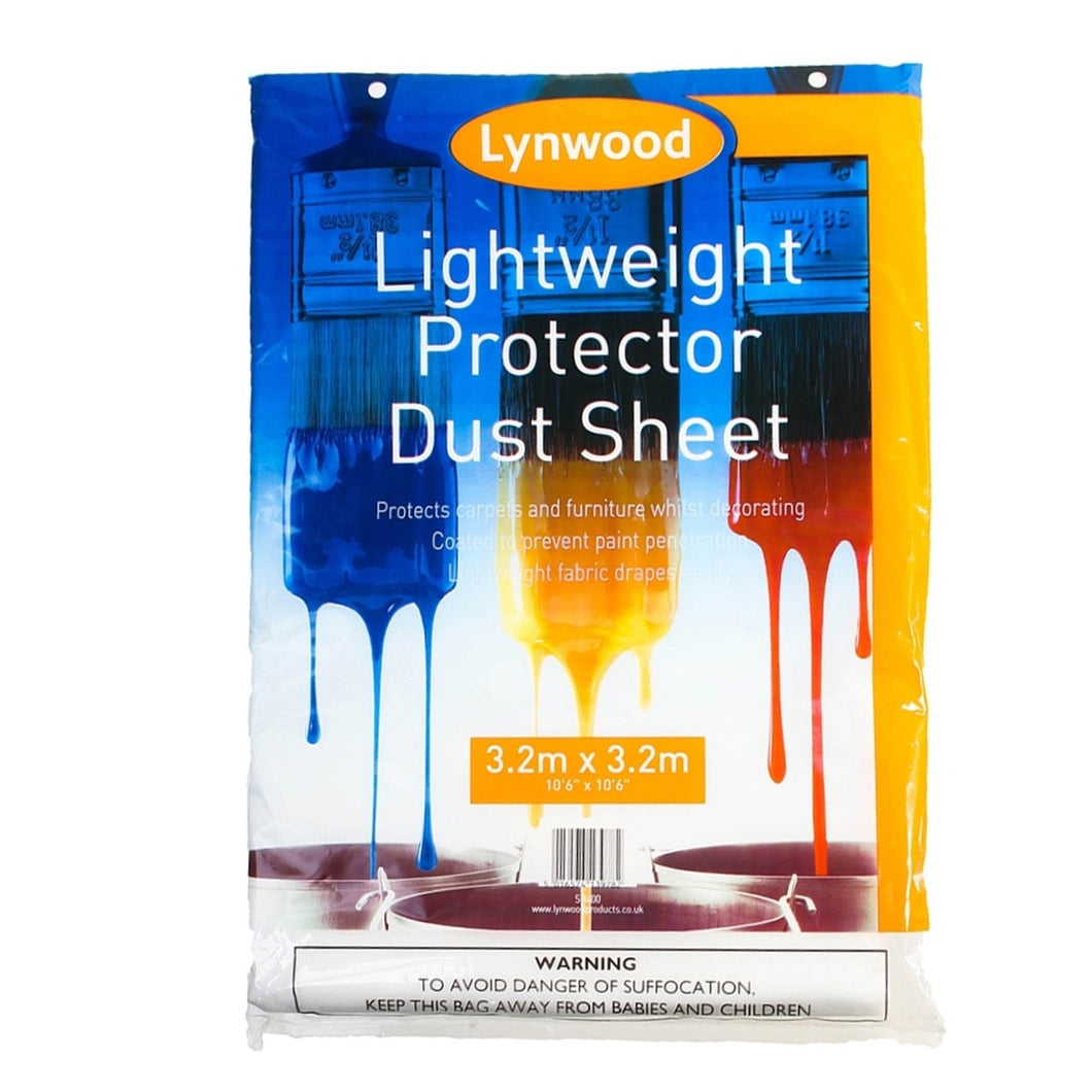 Lynwood Lightweight Protection Dust Sheet 3.2m