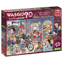 Load image into Gallery viewer, Wasgij Retro Destiny 7 Rock Around The Clock Jigsaw Puzzle 1000pcs
