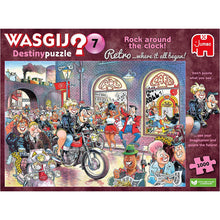 Load image into Gallery viewer, Wasgij Retro Destiny 7 Rock Around The Clock Jigsaw Puzzle 1000pcs
