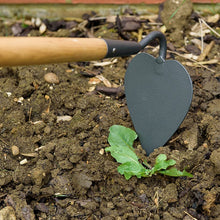 Load image into Gallery viewer, Kent &amp; Stowe Carbon Steel Long Heart Shaped Hoe
