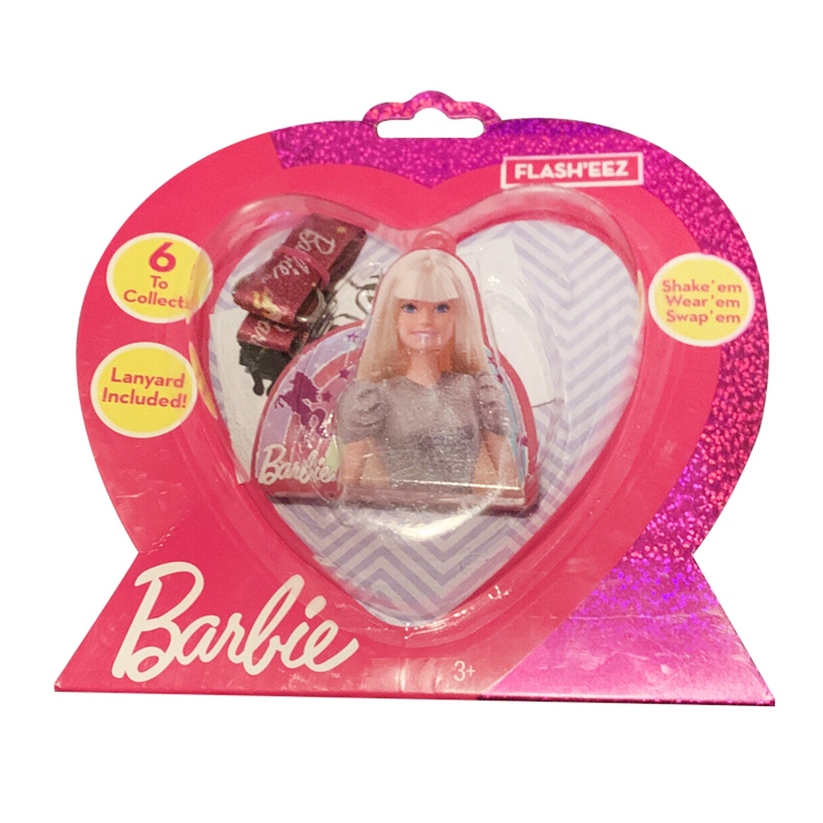 Barbie, Accessories, Barbie Pink Badge Reel Pink Barbie Name Tag Holder
