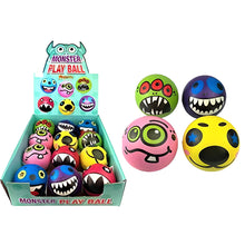 Load image into Gallery viewer, Monster Faces Foam Balls Assorted
