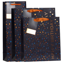 Load image into Gallery viewer, Partisan Blue Confetti Gift Bag M/L &amp; Bottle
