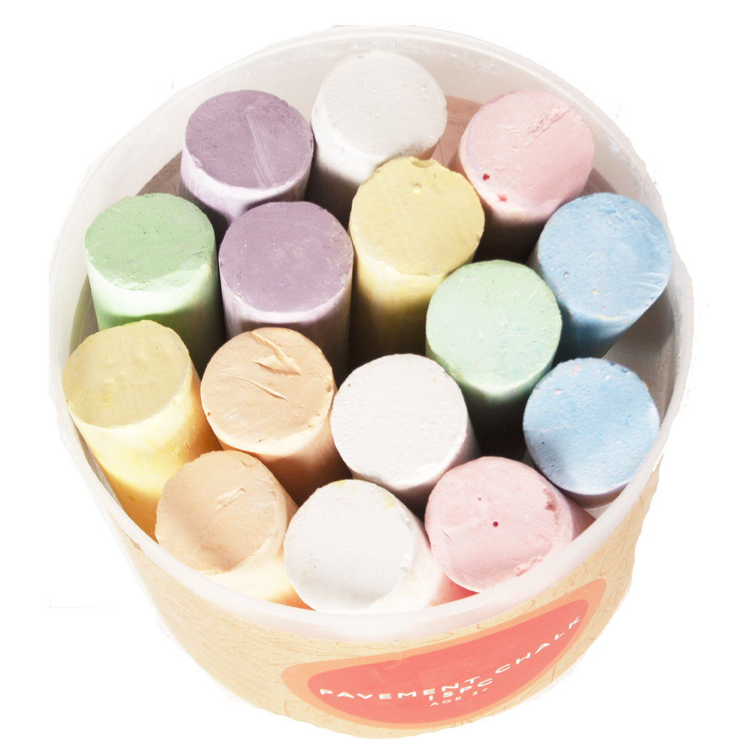 Bucket Of Jumbo Chalks